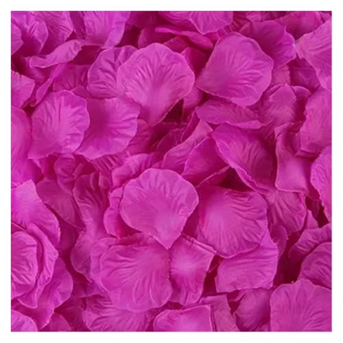 TYNXK 2000Pcs Künstliche Gefälschte Rose Blütenblätter Bunte Simulation Seide Rose Blütenblatt for Valentinstag Hochzeit Party(Purple) von TYNXK