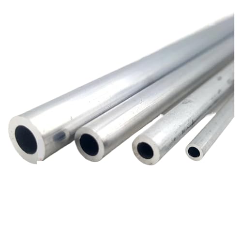 Aluminium-Rohre Aluminiumrohr, 3 mm Dicke, 10–60 mm Außendurchmesser, gerade, rund, 300 mm, 500 mm lang, 6063 Aluminiumlegierungsrohr Metallrohr(300mm,OD 22 x ID 16mm) von TYNXK