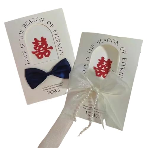 TYNXK Hochzeitsgelübde Kreative Om und Braut Rede High-End handschriftliche Karte Erklärung gefaltet Geschenk(Color-07) von TYNXK