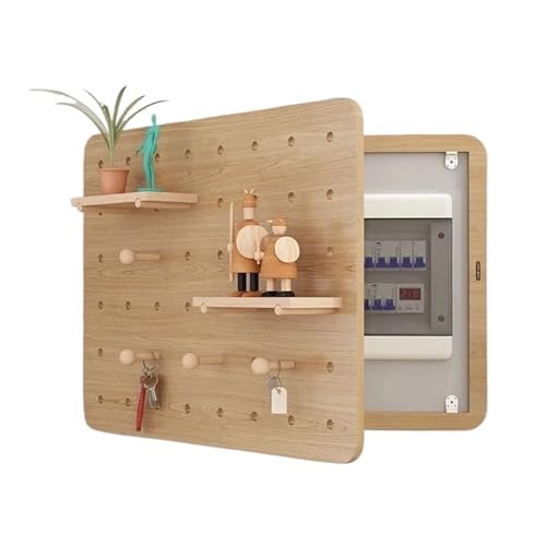 Verteilerkasten Zählerabdeckung, moderne dekorative Bretter, elektrische Box, versteckte Stecktafel, Holzbretter, Regal, Wanddekorationen, Wohnzimmer(Style 2,35x25cm) von TYNXK