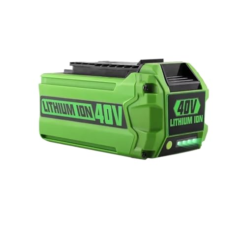 Akku-Ersatz for Rasenmäher-Elektrowerkzeuge, 40 V/6 Ah, kompatibel mit Greenworks G-MAX(1pcs) von TYRLBDXS