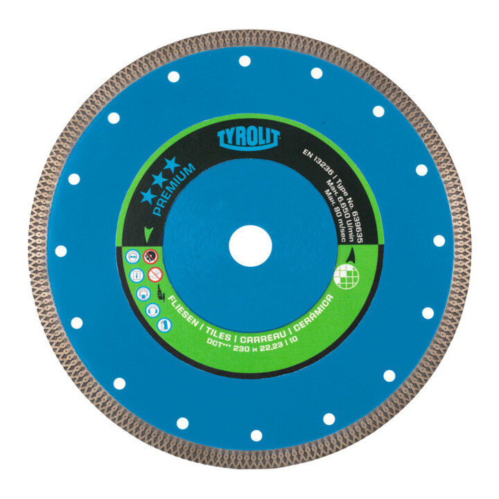 B-Ware Tyrolit Diamanttrennscheibe Fliesenscheibe Fliesen ø115mm 22 23mm Granitkeramik B-Ware Tyrolit Diamanttrennscheibe Fliesenscheibe Fliesen ø115mm 22 23mm Granitkeramik von TYROLIT
