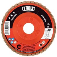 Tyrolit - Fächerscheibe premium ceramic ø 125 mm Körnung 40 gerade Rostfreier Stahl ca Tyrolit - Fächerscheibe premium ceramic ø 125 mm Körnung 40 gerade Rostfreier Stahl ca von TYROLIT