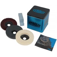 [NEUWERTIG] Tyrolit Polierprogrammset Set Hochglanzoberfläche 5tlg 125mm Winkelschleifer B-Ware von TYROLIT