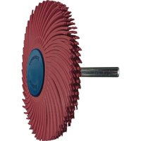 Radialbürstenscheibe Sunburst D.76mm K.220 Rot 10000min-¹ von TYROLIT