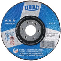 Tyrolit - Schruppschleifscheibe premium rondeller,ø 115 mm, Körnung: 60 Tyrolit - Schruppschleifscheibe premium rondeller,ø 115 mm, Körnung: 60 von TYROLIT