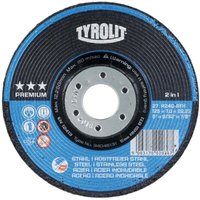 Schruppschleifscheibe premium '2 in 1', Scheiben-ØxScheibenbreite: 150X7 mm - Tyrolit Schruppschleifscheibe premium '2 in 1', Scheiben-ØxScheibenbreite: 150X7 mm - Tyrolit von TYROLIT