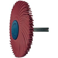 Radialbürstenscheibe Sunburst Ø 76 mm Körnung 220 rot 10000 min-¹ von TYROLIT