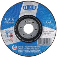 Tyrolit - Schruppschleifscheibe premium rondeller,ø 178 mm, Körnung: 24 von TYROLIT