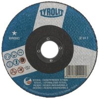 Tyrolit - Trennscheibe basic D125x2,5mm gerade 2in1 Bohrung 22,23 mm von TYROLIT