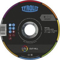 Tyrolit - Trennscheiben 125x1,9mm Set Basic Cut-All, Handtrennscheiben gerade Form41 - 25 Stück Tyrolit - Trennscheiben 125x1,9mm Set Basic Cut-All, Handtrennscheiben gerade Form41 - 25 Stück von TYROLIT