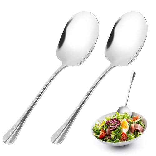 2 Stück Edelstahl Servierlöffel 25 cm mit Langen Griffen – Rostfreie Vorlegelöffel für Buffet, Salat & Hauptgerichte, Spülmaschinengeeignet, Ideal für Haushalt, Restaurant und Profi-Gastronomie 2 Stück Edelstahl Servierlöffel 25 cm mit Langen Griffen – Rostfreie Vorlegelöffel für Buffet, Salat & Hauptgerichte, Spülmaschinengeeignet, Ideal für Haushalt, Restaurant und Profi-Gastronomie von TYSM-CC