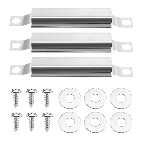 TYSM-CC Gasgrill Ersatzteile Crossover Brenner 3Pcs Universal Verstellbar Ersatz Ersatzteile Crossover Rohr BBQ für Crossover Rohr BBQ Edelstahl Flammenbrücke von TYSM-CC