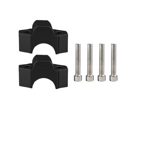 TYSMYXGS Griff Bar Lift Klemme Lenkererhöhung Für Y&amaha MT-09 FZ-09 MT-10 FZ-10 Lenkererhöhung, Lenkerklemmung, Verlängerungshalterung Heighten Adapter(SCHWARZ) von TYSMYXGS