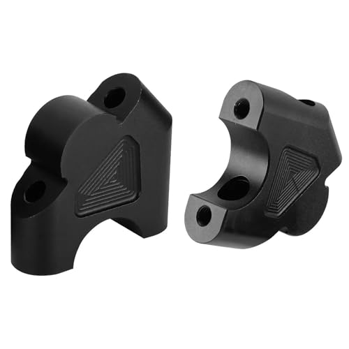 TYSMYXGS Griff Bar Lift Klemme Motorrad Griff Bar Riser Clamp Für B&MW R1200GS LC R1200GS Abenteuer R1250GS 2016-2018 Hintere Erhöhung Halterung Heighten Adapter(SCHWARZ 1) von TYSMYXGS