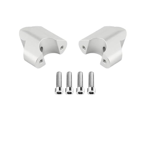 TYSMYXGS Griff Bar Lift Klemme Motorrad Lenker Riser Erhöhung Clamp Halterung Für Ducati Multistrada V4 Pikes Peak Rally V4S Heben Griff Hebel Heighten Adapter von TYSMYXGS