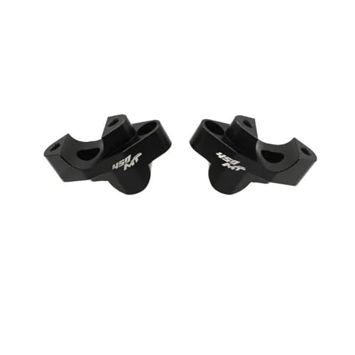 TYSMYXGS Griff Bar Lift Klemme Motorrad Lenker Riser Erhöhung Rohr Klemme Für CFMOTO 450MT 2024 Heben Griff Hebel Verlängerung Adapter Halterung Heighten Adapter(SCHWARZ 1) von TYSMYXGS