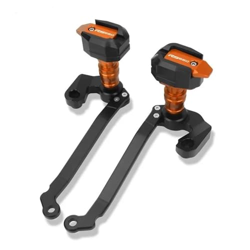 TYSMYXGS Rahmen Schieberegler Motorrad Fallende Schutz Für Aprilia RS660 RS 660 2020-2022 Rahmen Slider Verkleidung Schutz Crash Pad Protector Absturzsicherung(Orange) von TYSMYXGS