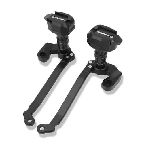 TYSMYXGS Rahmen Schieberegler Motorrad Fallende Schutz Für Aprilia RS660 RS 660 2020-2022 Rahmen Slider Verkleidung Schutz Crash Pad Protector Absturzsicherung(SCHWARZ) von TYSMYXGS