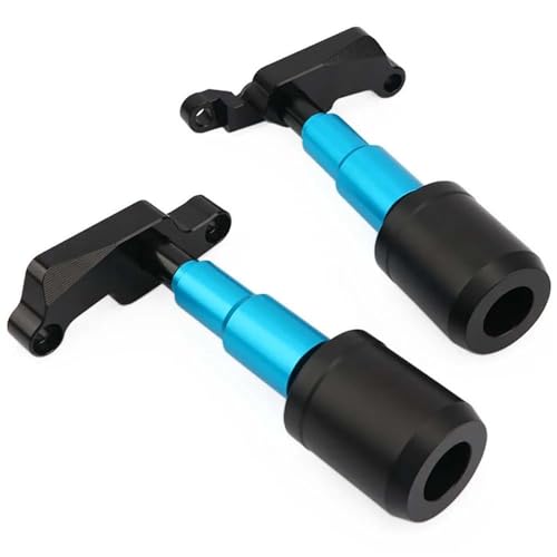 TYSMYXGS Rahmen Schieberegler Motorrad Motor Rahmen Sliders Crash Pad Schutz Für CFMOTO NK800 800 NK 2022-2024 Anti Crash Falling Protector Schutz Absturzsicherung(BLAU 2) von TYSMYXGS