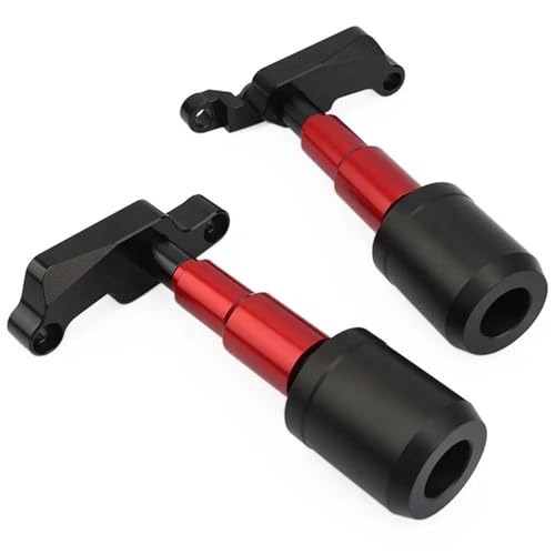 TYSMYXGS Rahmen Schieberegler Motorrad Motor Rahmen Sliders Crash Pad Schutz Für CFMOTO NK800 800 NK 2022-2024 Anti Crash Falling Protector Schutz Absturzsicherung(Rot 2) von TYSMYXGS