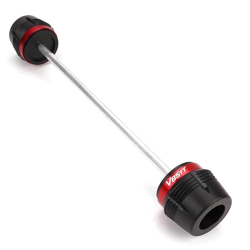 TYSMYXGS Rahmen Schieberegler Motorrad Vorderrad Achse Gabel Crash Slider Protector Schutz Für Moto Guzzi V85TT 2022 V 85 TT V85 TT Fallen Protector Absturzsicherung(ROT,X-2) von TYSMYXGS
