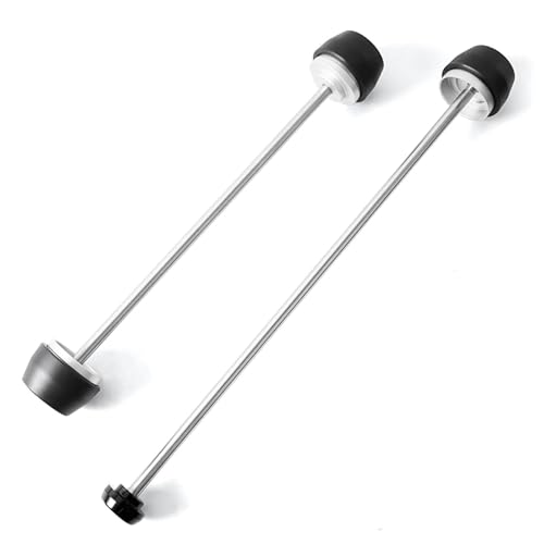 TYSMYXGS Rahmen Schieberegler Motorrad Vorne Hinten Rad Achse Gabel Crash Slider Protector Für Aprilia RSV4 RF RR APRC Fabrik Tuono V4 1100 Tuono V4 Absturzsicherung(Vorne+hinten) von TYSMYXGS