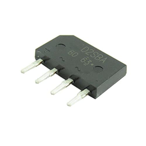 10 Stück D2SB60 SIP-4 einphasig 1,5 Ampere Glas-passivierte Brückengleichrichter 10 Stück D2SB60 SIP-4 einphasig 1,5 Ampere Glas-passivierte Brückengleichrichter von TYSQXQ