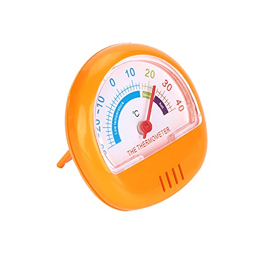 Kühlschrank-Thermometer, Gefrierschrank-Thermometer, Kochthermometer, Großes Zeigerthermometer für Gefrierschrank-Kühlschrank (Gelb) von TYTOGE