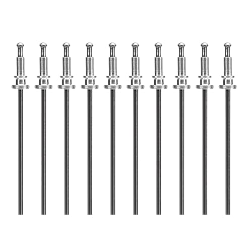 TYTOGE 10PCS Fenster Trim Clip Spot Schweiß Pin Robust Metall Ersatz Trim Clip Stud Nieten Set TYTOGE 10PCS Fenster Trim Clip Spot Schweiß Pin Robust Metall Ersatz Trim Clip Stud Nieten Set von TYTOGE