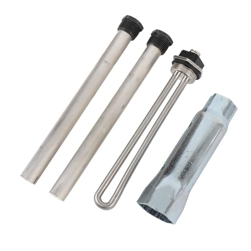 TYTOGE 4pcs RV -Warmwasserbereiterelement, Verbessertes Leistung Metallkit mit Schraubenschlüssel und 2 Anodenstangen, Geeignet für RV -Warmwasserbereiter 520900 SW6DE SW10DE TYTOGE 4pcs RV -Warmwasserbereiterelement, Verbessertes Leistung Metallkit mit Schraubenschlüssel und 2 Anodenstangen, Geeignet für RV -Warmwasserbereiter 520900 SW6DE SW10DE von TYTOGE
