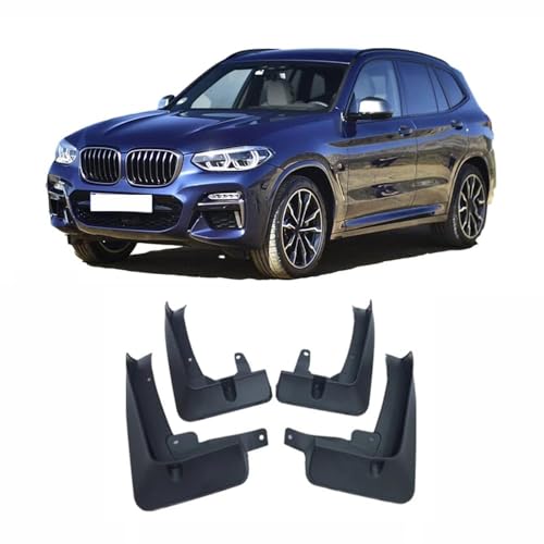 TYUIGHF 4 Stück Auto Schmutzfänger, für BMW X3 G01 2018 2019 2020 2021 2022 2023 2024 Mud Flaps Schmutzfänger Spritzschutz Auto Accessoires von TYUIGHF