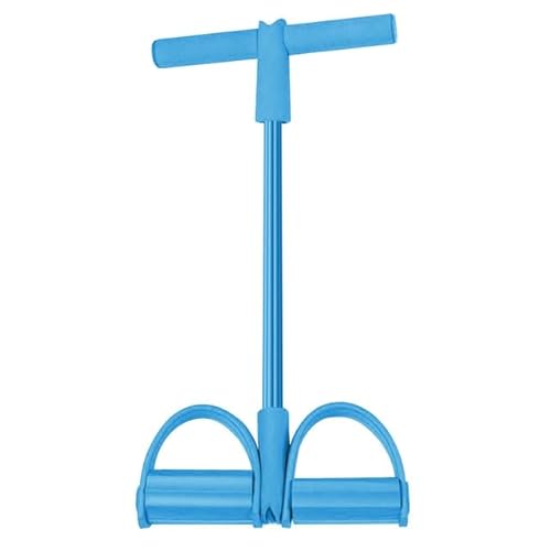 TYUINMG Multifunktions-Spannseil Bänder für Übungen Gummibänder Fitness-Widerstandsbänder 4-Schlauch-elastischer Pedal-Knöchel-Zug blau von TYUINMG