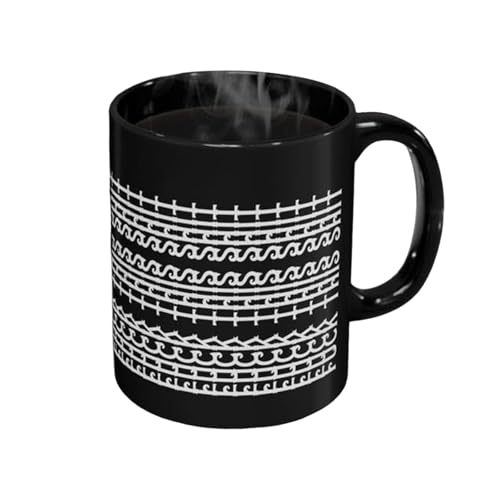 Fucks This Shit Mug, 350ML Fucks This Shit Keramik Kaffeetasse, F*ck These Shit Tee Tasse, Versteckte Nachricht Kaffeebecher mit Isoliertem Henkel, für Heiße & Kalte Getränke (A) von TYUIOP