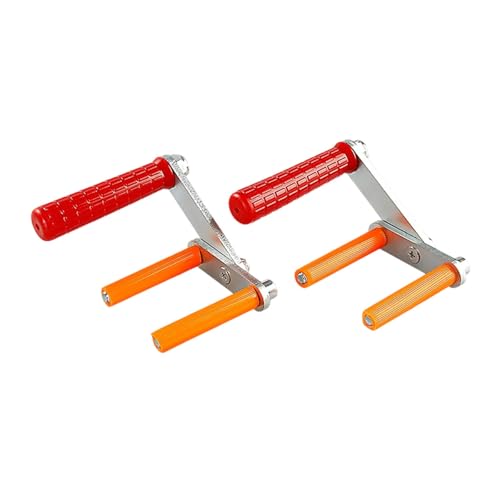 Plattenträger für Gipskarton 2 Stück, Plattenheber mit Tragegriff & Klemmhebel, Leichtgewicht 12.8x7.5cm, Trockenbau-Hilfswerkzeug für Inneneinsatz,Klemmhebel Plattenhalter von TYUIOP