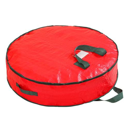 TYUKXJH Aufbewahrungsbox für Kränze – große Aufbewahrungstasche für Weihnachtskranz | wasserdichte Tasche mit Reißverschluss Organisation Deko Party Umzug Garage Halloween von TYUKXJH