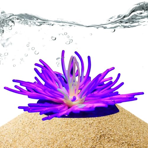TYUKXJH Dekoration für Aquarium – Ornamente aus Silikon für Fischbecken, Dekoration für Süß- und Meerwasser von TYUKXJH