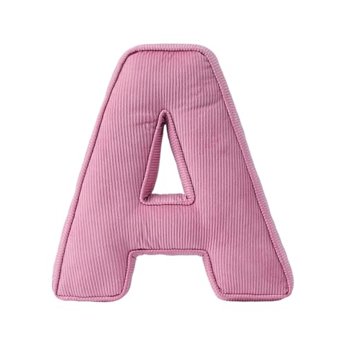 TYUKXJH Dekoratives Kissen in Buchstabenform | Kissen aus Plüsch mit englischem Buchstaben – weiche Dekoration für Schlafzimmer, Sofa, Spielzimmer, Geburtstag, Haus von TYUKXJH