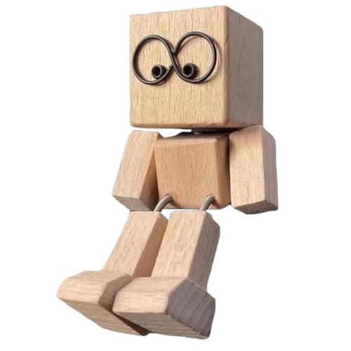 TYUKXJH Figur aus Holz, Rasseln des Kopfes – Tischdekoration für Herren – kreative Figur aus Holz für die Dekoration von Schlafzimmer, Auto, Bibliothek, Büro, Arbeitszimmer, , TYUKXJH Figur aus Holz, Rasseln des Kopfes – Tischdekoration für Herren – kreative Figur aus Holz für die Dekoration von Schlafzimmer, Auto, Bibliothek, Büro, Arbeitszimmer, , von TYUKXJH