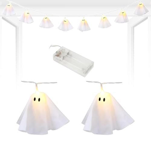TYUKXJH Geisterlichter, Halloween- | LED-Lampe 2 Meter für Dekoration Halloween Party Haus Spukhaus Außen Innen Küche Kamin von TYUKXJH