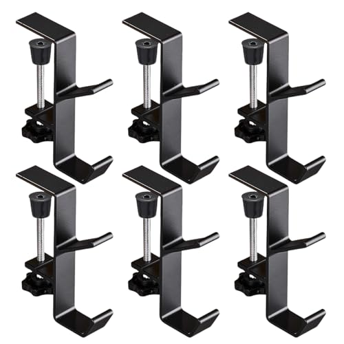 TYUKXJH Girlandehalter | 6 Sockenhalter für Kaminsims | Robuste 2-in-1-Haken, verstellbar, für Weihnachtsdekoration, Haus, Tür, Küche, Schlafzimmer von TYUKXJH