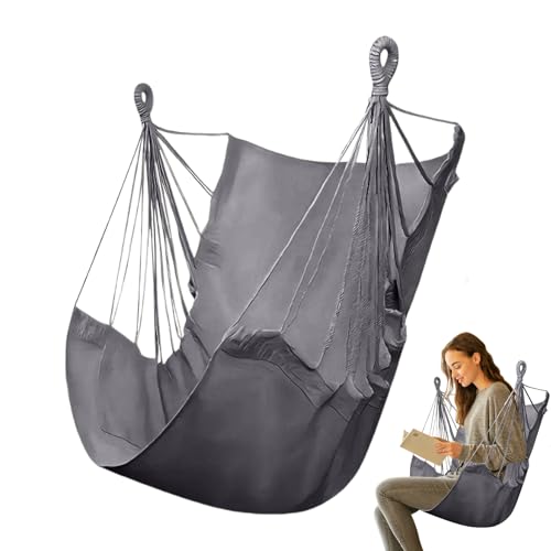 TYUKXJH Hängestuhl | Gartenmöbel, Stuhl, Hängeschaukel | benutzerfreundlicher Sitz für Terrasse, Innenbereich, Schlafzimmer, Balkon, Camping, Outdoor von TYUKXJH