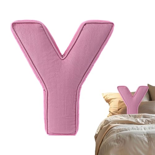 TYUKXJH Kissen mit englischen Buchstaben, ausgeschnitten, Buchstabe | weiche Dekoration für Schlafzimmer, Sofa, Spielzimmer, Geburtstag, Haus von TYUKXJH