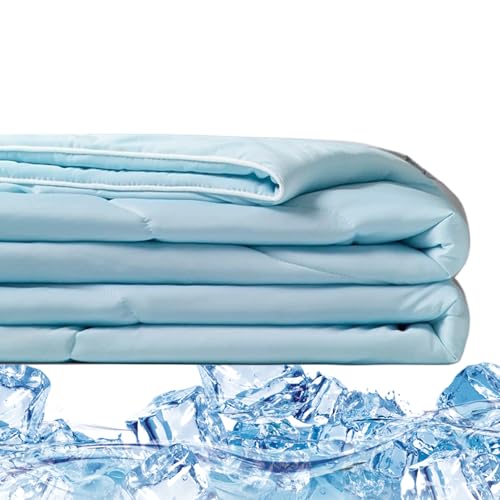 TYUKXJH Kühlende Decke für wärmeempfindliche Schläfer, leicht, weich und frisch, bequem, atmungsaktiv, für Sofa, Haus, Schlafsaal, Nacht, warmes Klima von TYUKXJH