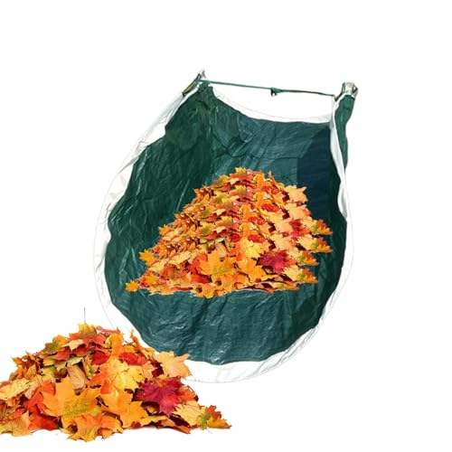 TYUKXJH Laubsauger Zubehör | Zusammenklappbare Aufpoppende Laubsäcke,Stabile Müllsäcke Als Abfalleimer | Garten Rasenreinigung Terrasse von TYUKXJH