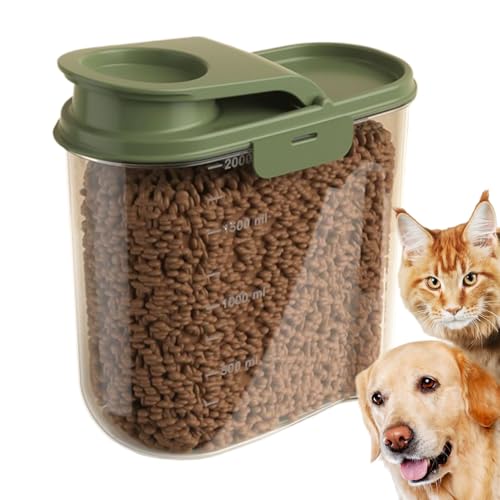TYUKXJH Lebensmittelbehälter für Tiere | Futterbehälter für Tiere 2 Liter | Großer luftdichter Lebensmittelspender, Sichtbar, Feuchtigkeitsschutz, Staubschutz | für Haus, Garage, Zelle TYUKXJH Lebensmittelbehälter für Tiere | Futterbehälter für Tiere 2 Liter | Großer luftdichter Lebensmittelspender, Sichtbar, Feuchtigkeitsschutz, Staubschutz | für Haus, Garage, Zelle von TYUKXJH