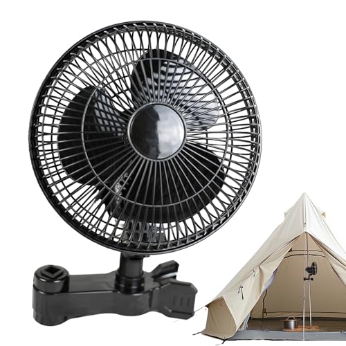 TYUKXJH Leiser Klemmventilator Mit 2 Geschwindigkeitsstufen 33x22cm Klemmbefestigung Zeltlüfter,Oscillating Grow Fan Automatic Für Gewächshaus Schlafzimmer Fitnessraum Kinderzimmer von TYUKXJH