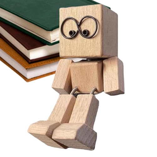 TYUKXJH Menschliche Figur aus Holz | Figur Mann mit beweglichen Füßen | Skulptural Mobile für Armaturenbrett Wohnzimmer Büro Schlafzimmer Schlafsaal Klassenzimmer Reise TYUKXJH Menschliche Figur aus Holz | Figur Mann mit beweglichen Füßen | Skulptural Mobile für Armaturenbrett Wohnzimmer Büro Schlafzimmer Schlafsaal Klassenzimmer Reise von TYUKXJH