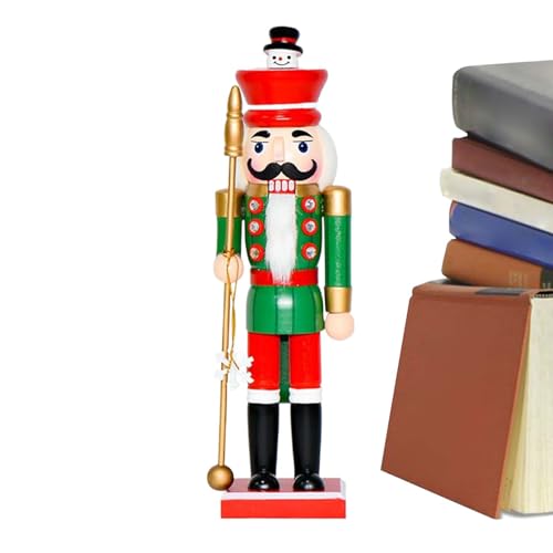TYUKXJH Nussknacker Weihnachtsdekoration – Nussknacker aus Holz 35 cm Kollektion | Weihnachtsdekoration aus Holz für Kamin Tisch Party Haus Mantel TYUKXJH Nussknacker Weihnachtsdekoration – Nussknacker aus Holz 35 cm Kollektion | Weihnachtsdekoration aus Holz für Kamin Tisch Party Haus Mantel von TYUKXJH