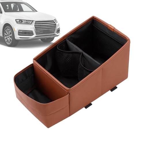 TYUKXJH Organizer zur Aufbewahrung zwischen den Sitzen, Organizer für Autositze, Auto-Innenorganisationslösung für Handy, Getränke, Schlüssel, Wasserflasche von TYUKXJH